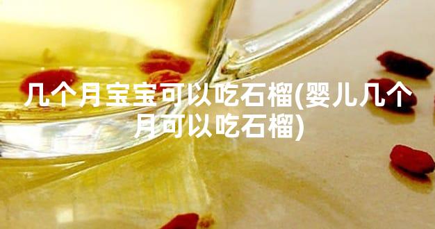 几个月宝宝可以吃石榴(婴儿几个月可以吃石榴)