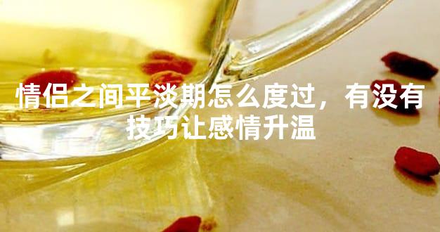 情侣之间平淡期怎么度过，有没有技巧让感情升温