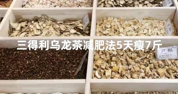 三得利乌龙茶减肥法5天瘦7斤