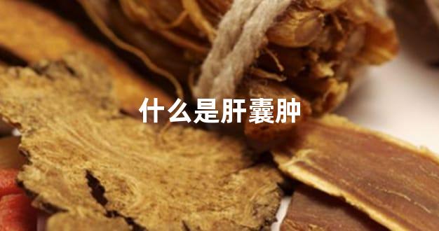 什么是肝囊肿