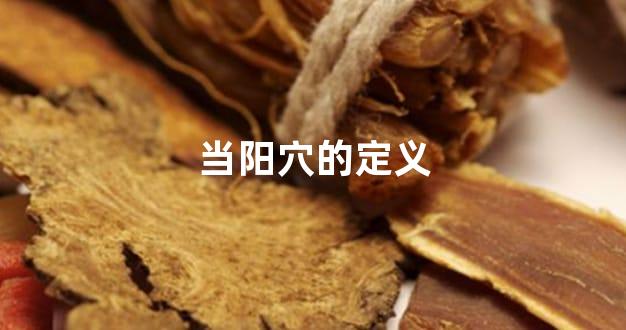 当阳穴的定义