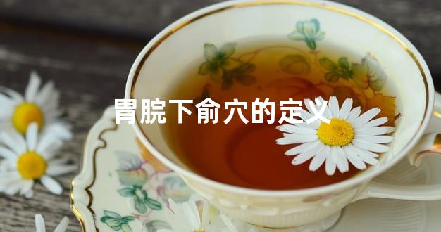 胃脘下俞穴的定义
